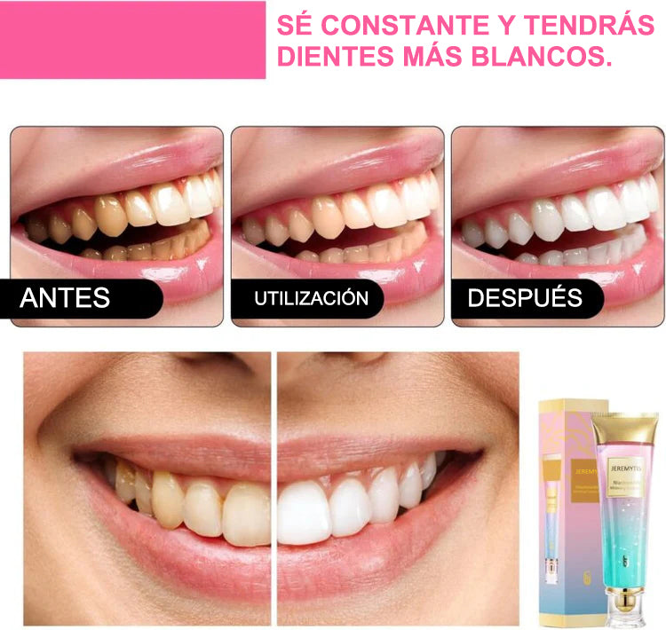 🔥Final 3 Horas 50% OFF :🎉JEREMYTIS™ Niacinamida Blanqueamiento Pasta de dientes Set