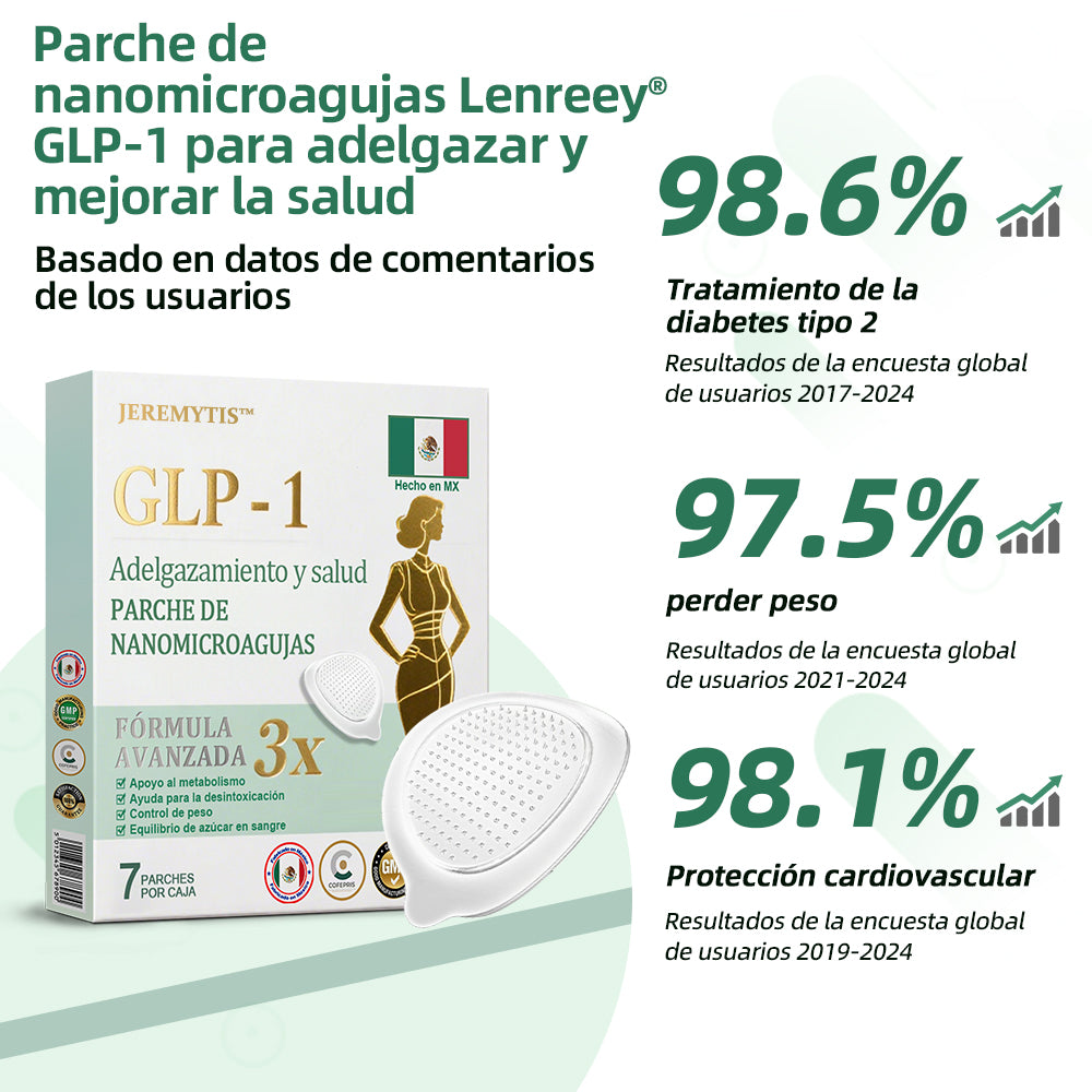 【Último día de promoción: 60% DE DESCUENTO🏅】JEREMYTIS™ Parche NANO de microagujas NIDDK-Tirzepatide para Adelgazar y Salud(Sin dolor, liberación 24/7 | Pierde 9 kg RÁPIDO | Reducción del 90% en azúcar | )🌸