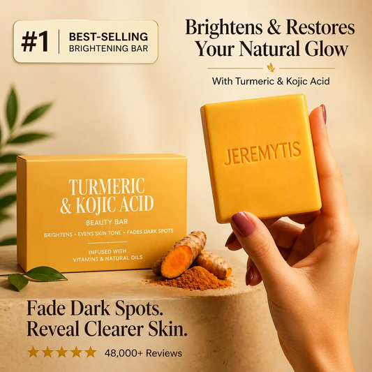 🔥Last day Buy 1 get 1 free—49% off🔥JEREMYTIS™ Turmeric & Kojic Acid Brightening Soap🫧