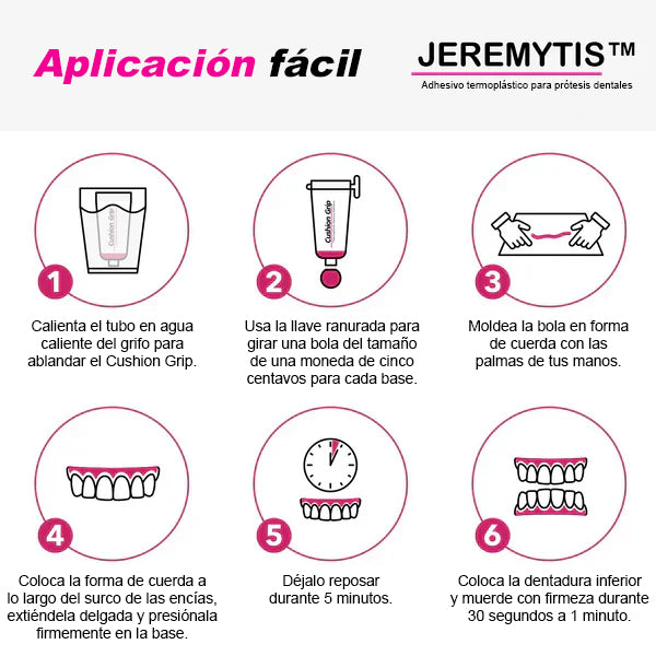 🦷[Tienda Oficial de la Marca] JEREMYTIS™ Adhesivo Termoplástico para Dentaduras