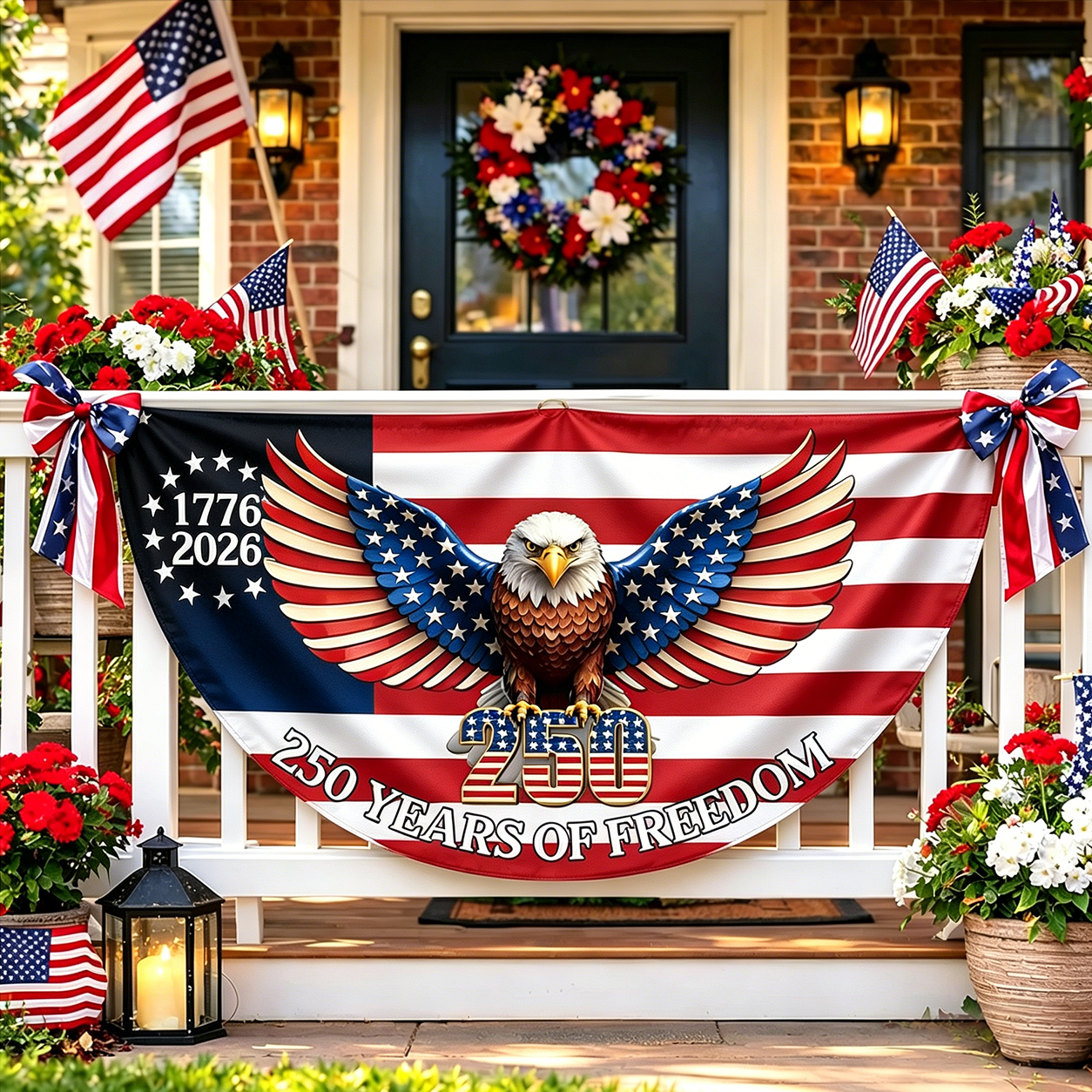 🔥LAST DAY BUY 1 GET 1 🔥Banners Celebrating the 250th Anniversary of the United State🎉
