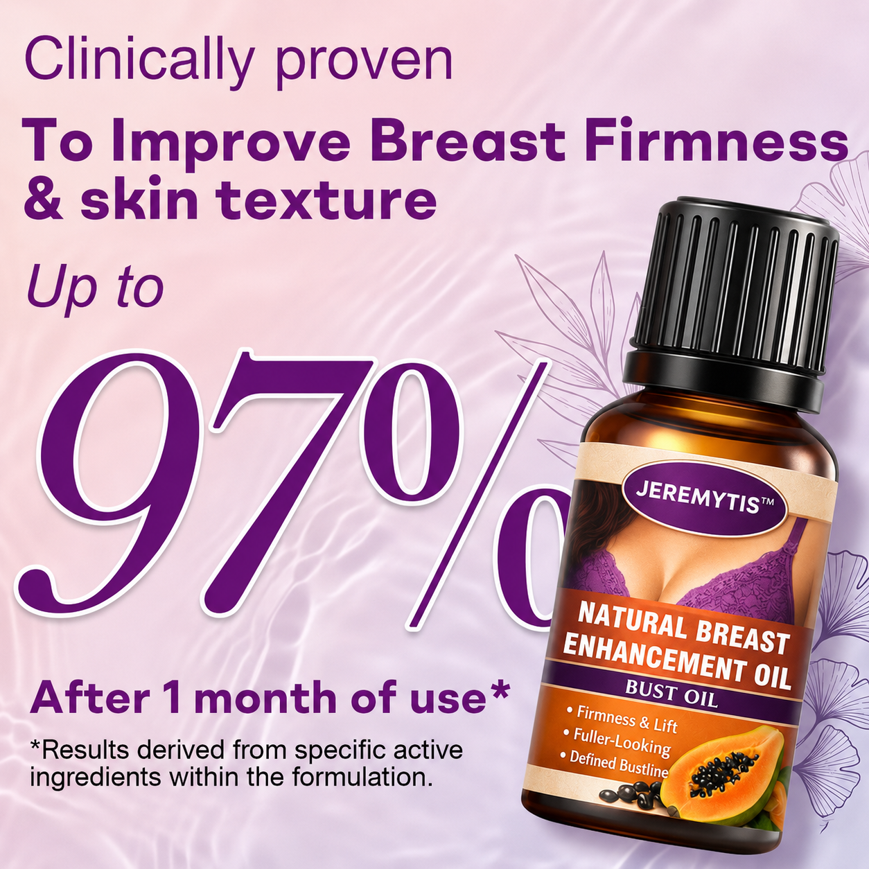 Breast firmness and skin texture visual